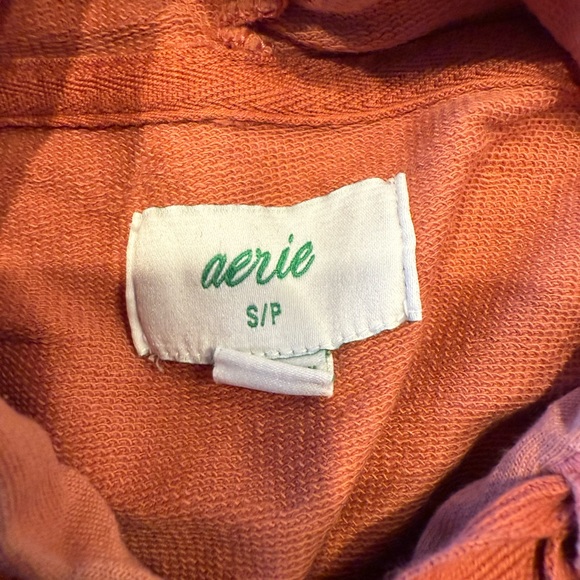 Women’s Aerie Warm Terracotta Long Sleeve Hoodie - Picture 4 of 8